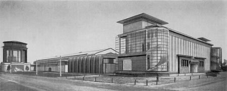 7- Gropius e Meyer, fábrica-modelo, Exposição da Werkbund