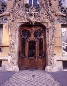 Fachada no Estilo Art Nouveau