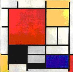 Composição Vermelho, Amarelo, Azul e Preto (1921) – Piet Mondrian